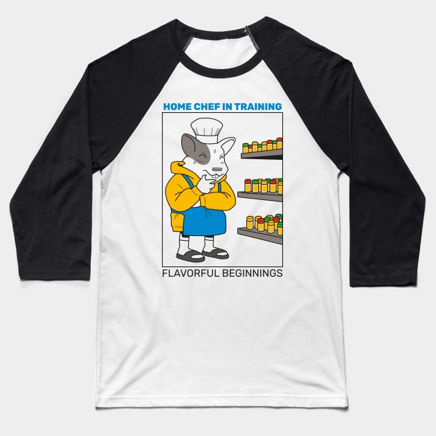 Home Chef in Training Baseball T-Shirt by South n Prime